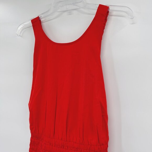 NEW A New Day Women's Poplin Cross Back Cinch Waist Midi Dress - Size XXL - Picture 3 of 9